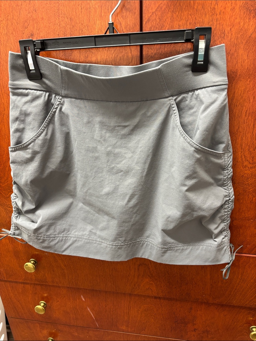 Athletic Drawstring Skort - Gray